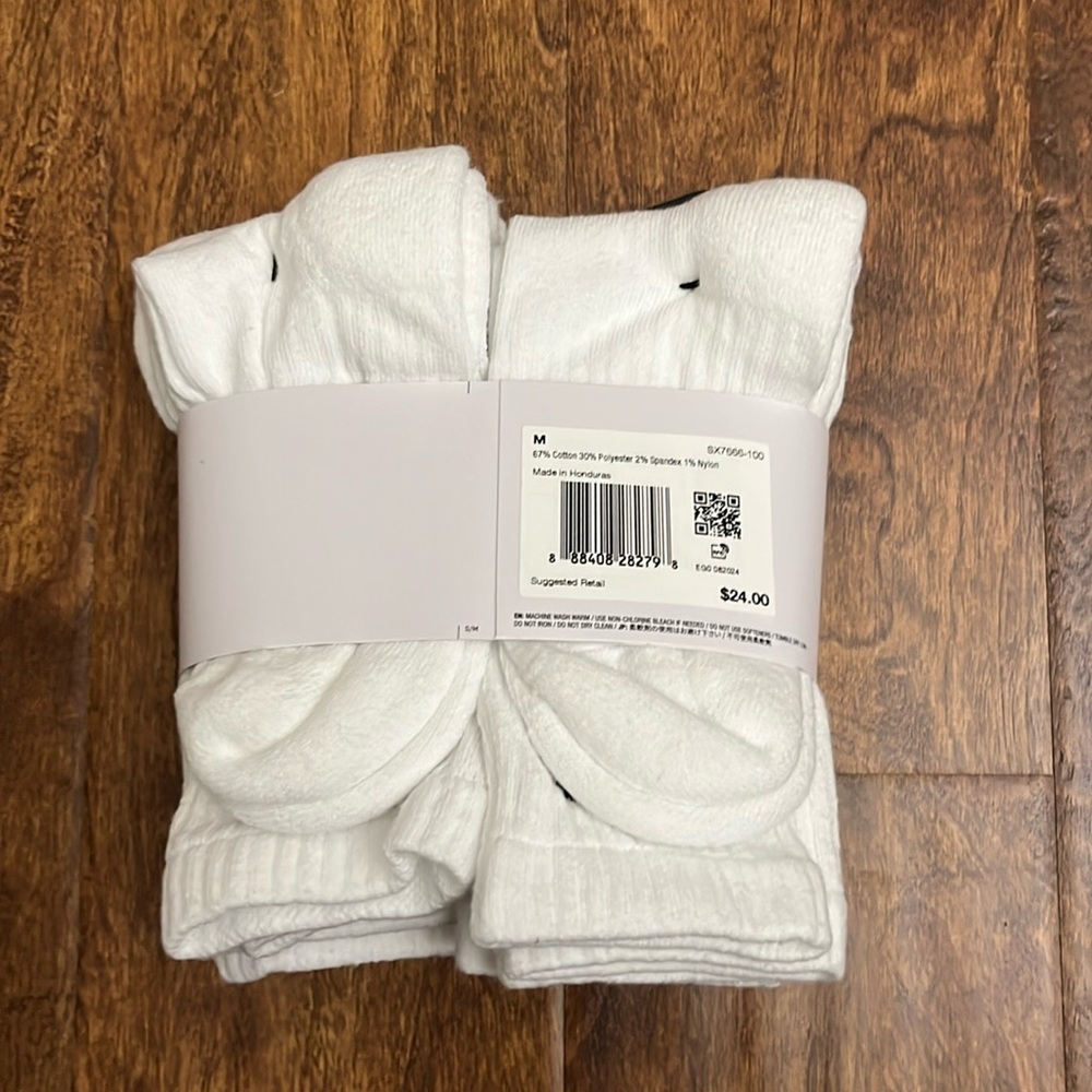 Nike Everyday Crew Cotton Cushioned Socks 6 Pack Size M - Picture 9 of 17